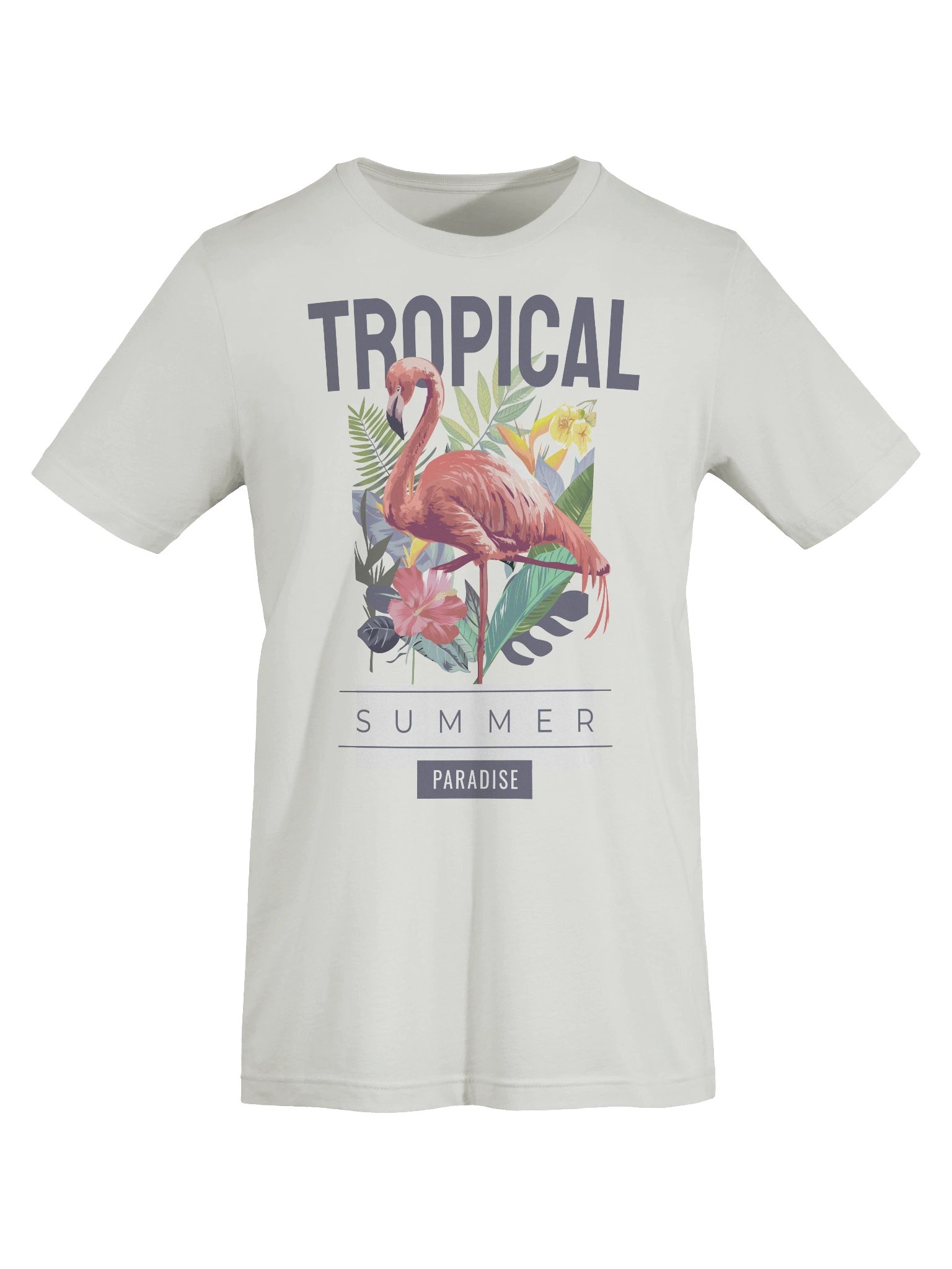 Trendy Tropical Flamingo T-Shirt for Casual Summer Wear product image (64)