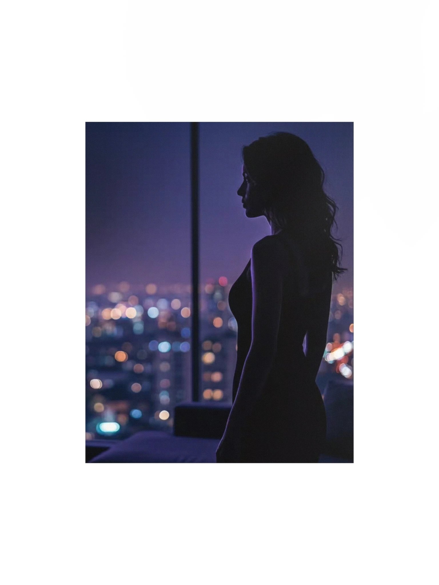 After Dark — City Silhouette Poster product image (1)