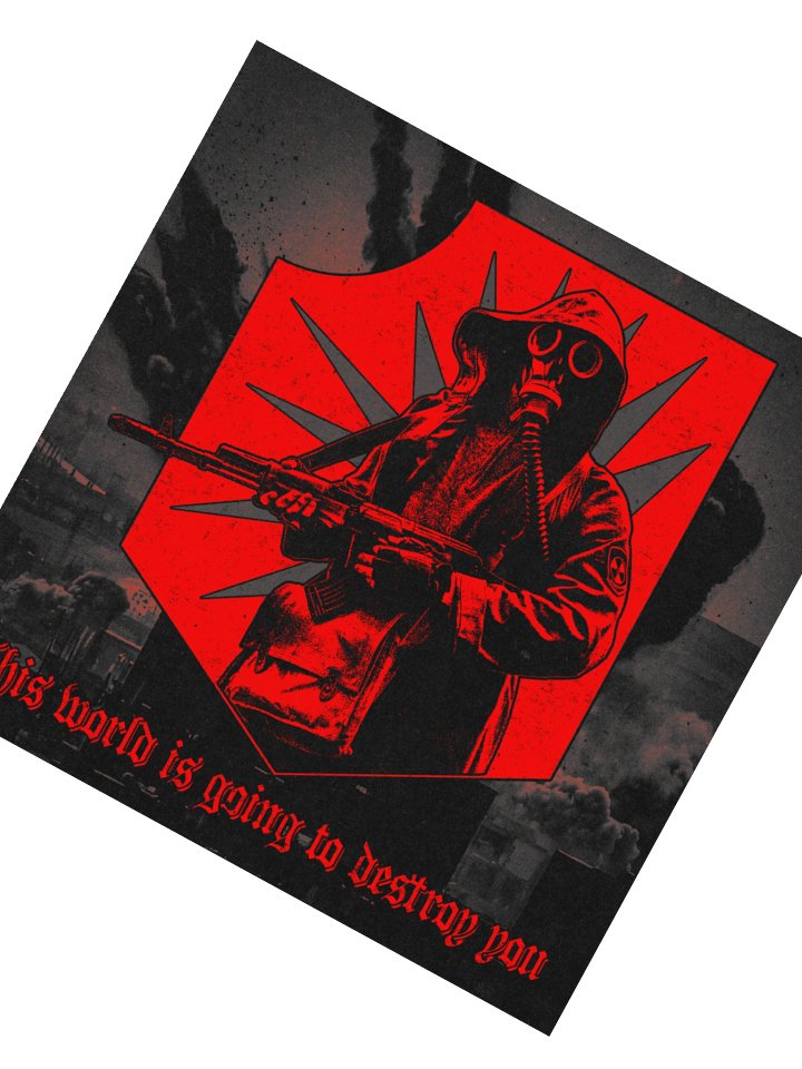 "SABOTAGE" STICKER RED product image (5)