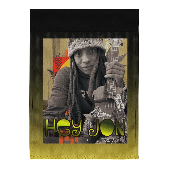 Hey Jon's Musical Garden Party Flag product image (2)