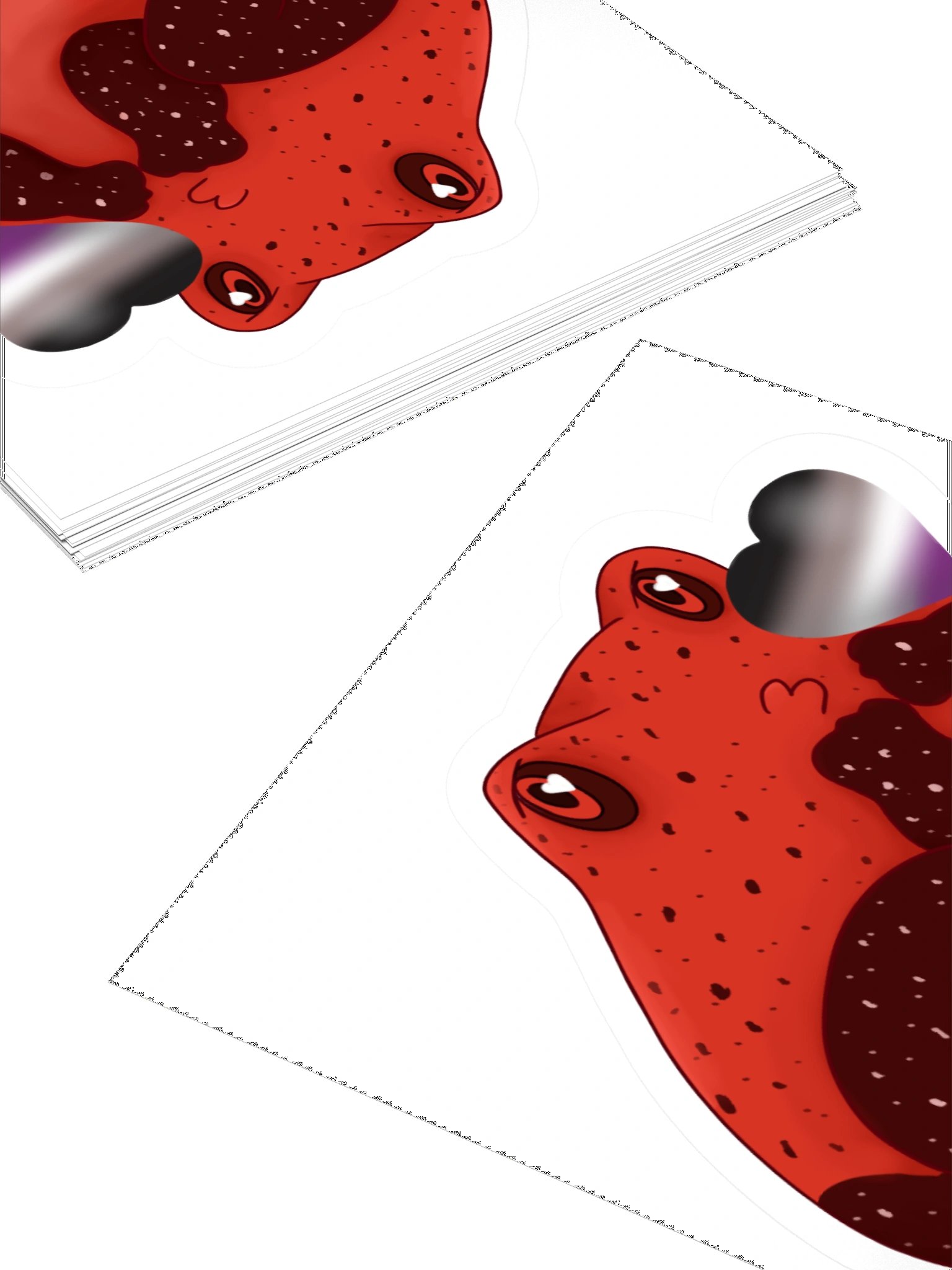 Asexual Pride Frog Kiss product image (10)