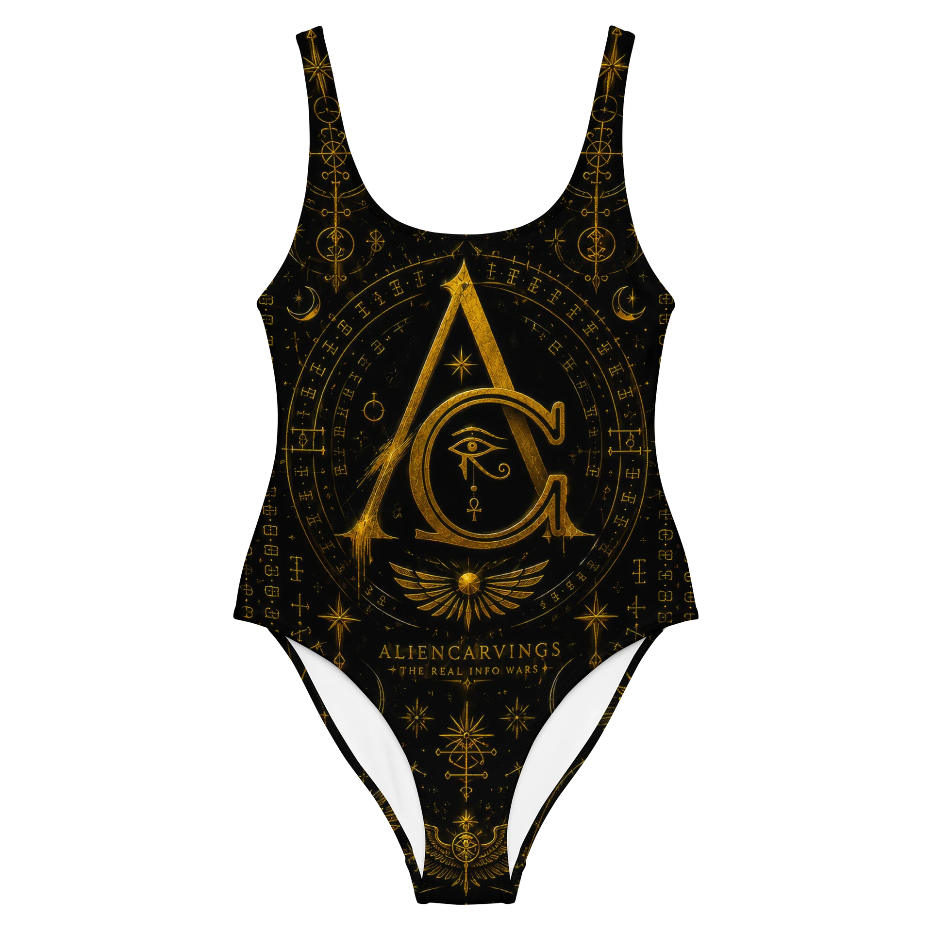 Aliencarvings Alpha Omega One Piece Swimsuit product image (2)