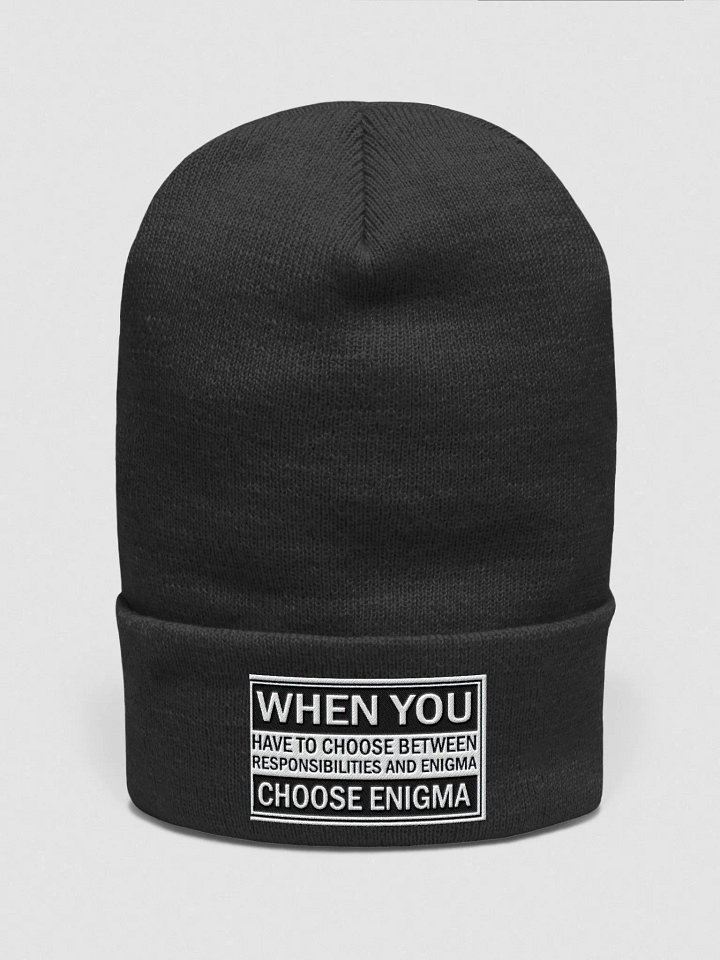 ENIGMAS Yupoong Cuffed Beanie product image (1)