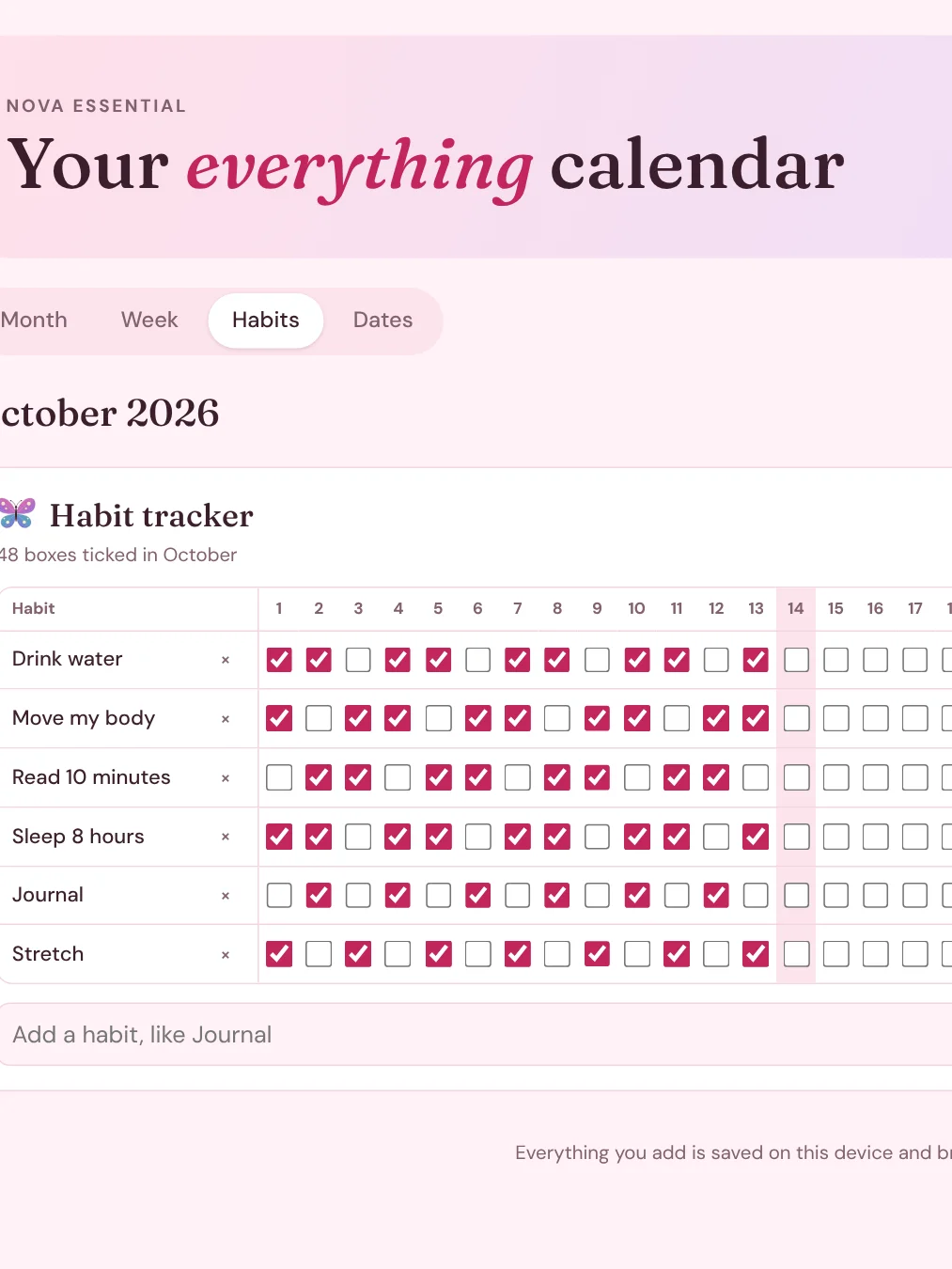 Butterfly Everything Calendar (Interactive Digital Planner) product image (5)