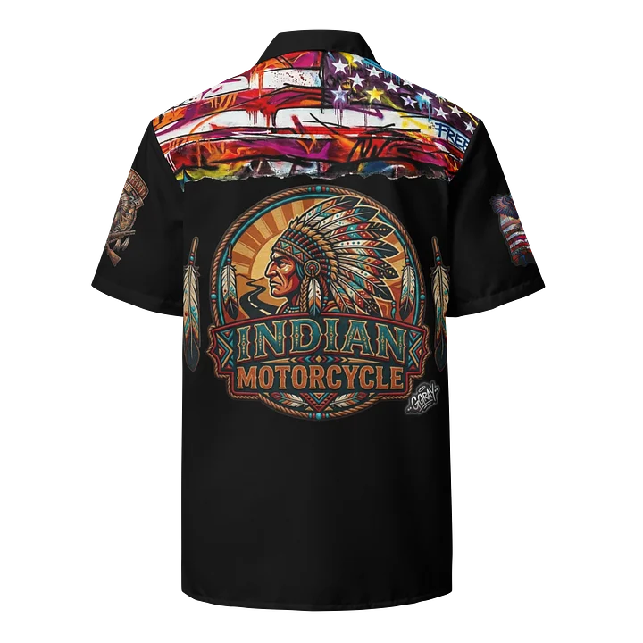 MötoGraffitti Ole Indian Iron Motorcycle Club Shirt product image (2)