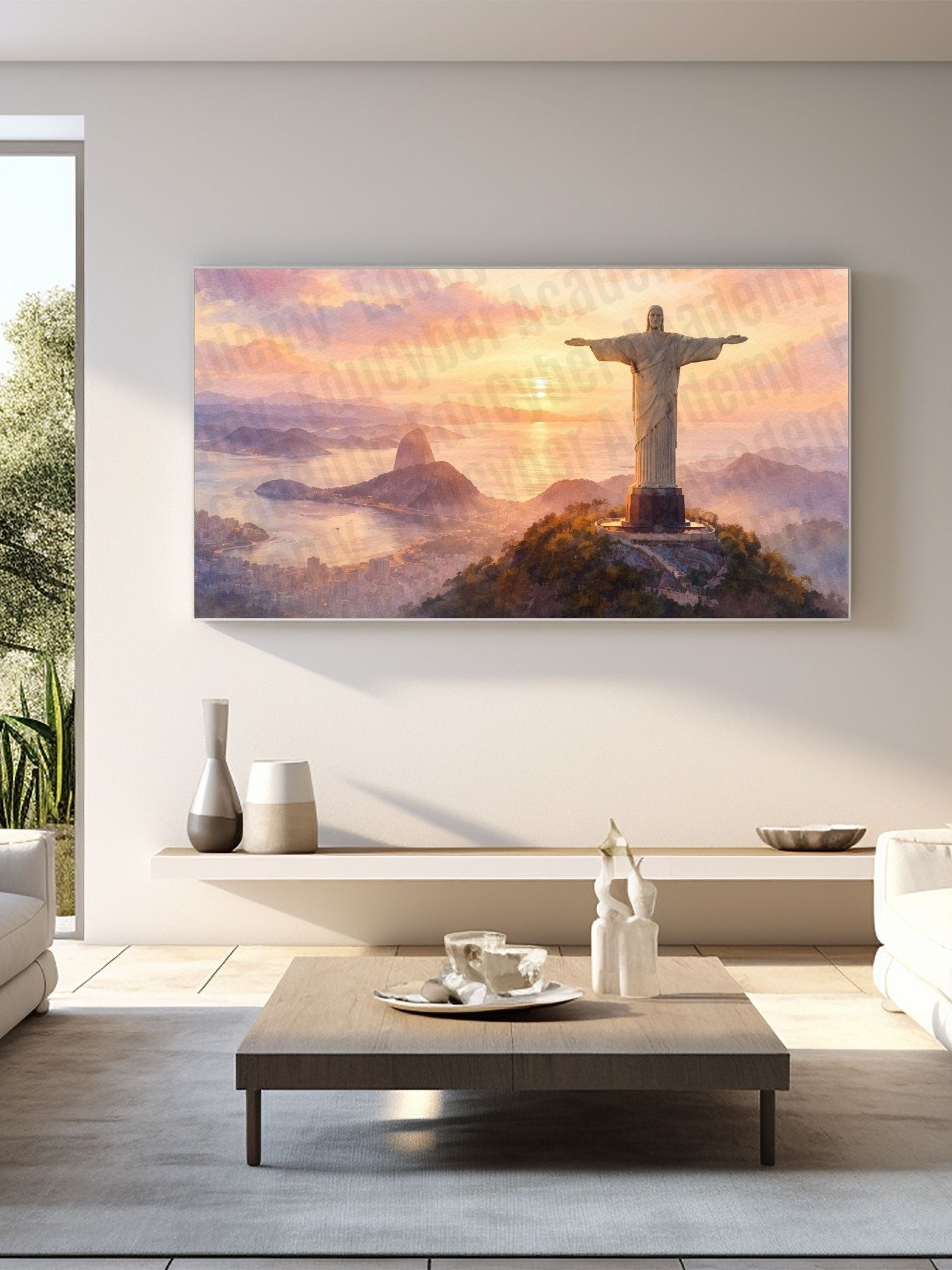 New Wonders of the World Christ the Redeemer Frame TV Art Brazilian Statue Catholic Church Gift and Décor Desktop Laptop Wallpaper Background Image product image (9)