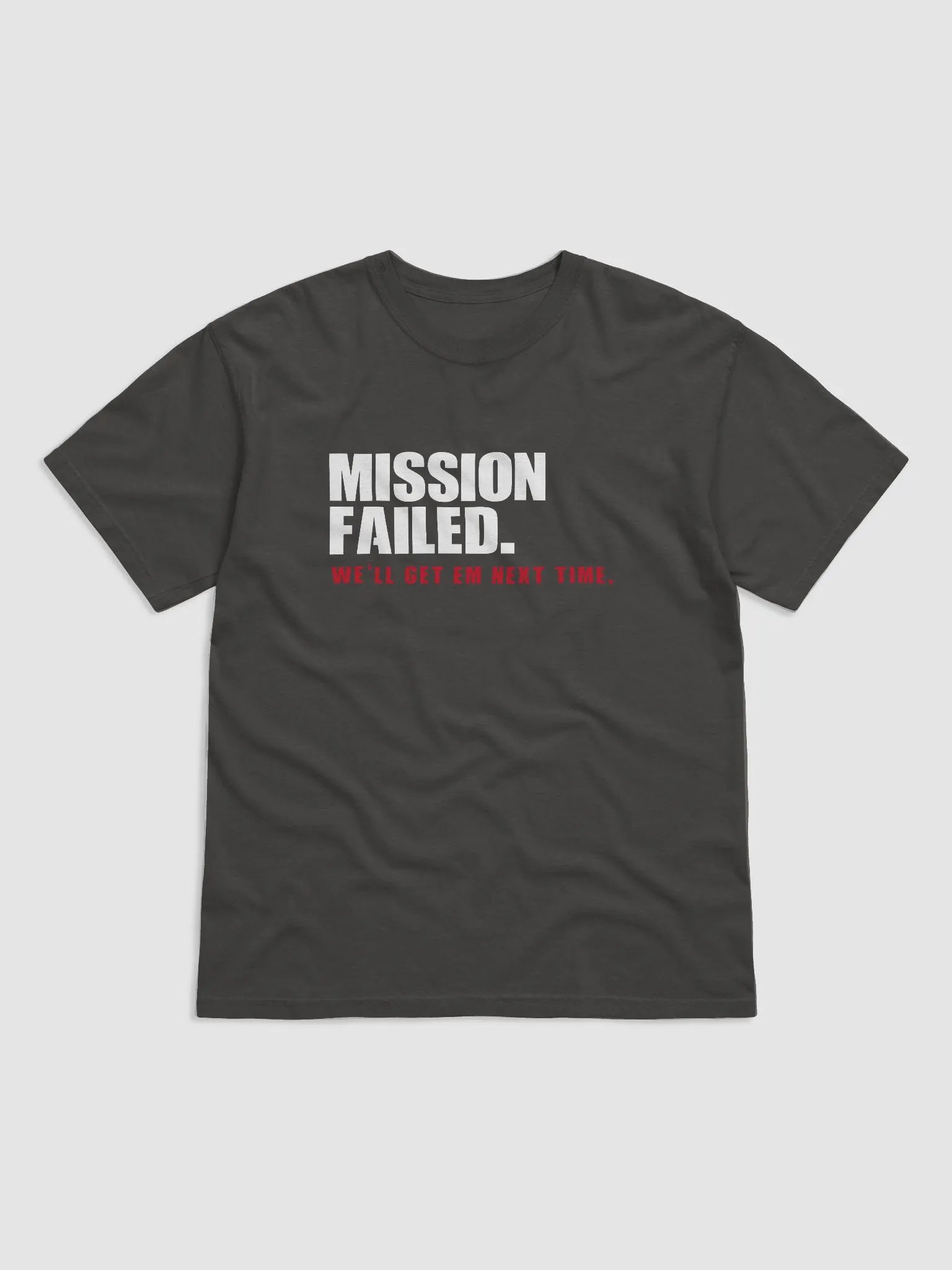 Mission Failed Tee - Charcoal product image (1)