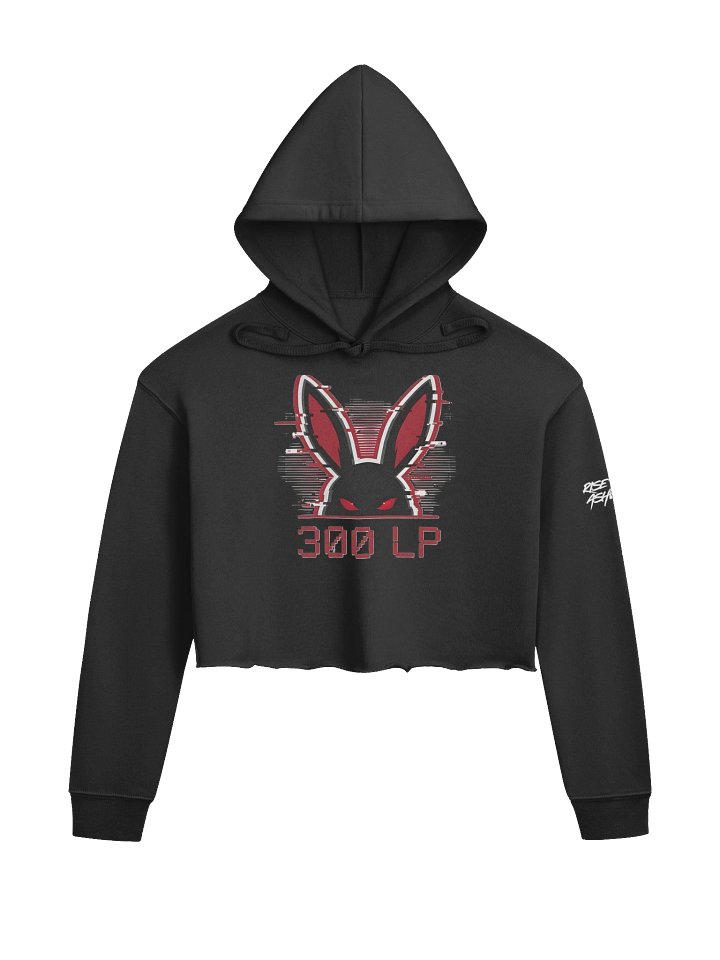 Darkness Rabbit Fleece Crop Hoodie product image (1)