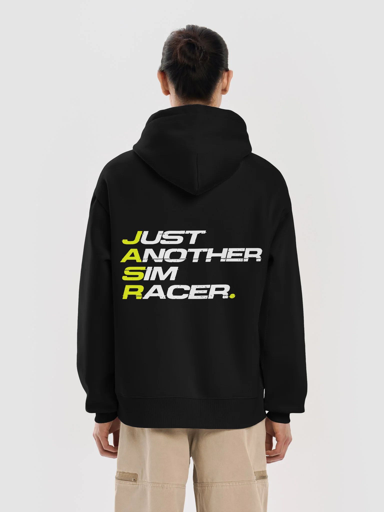 JASR Signature Hoodie in Black / Yellow product image (2)