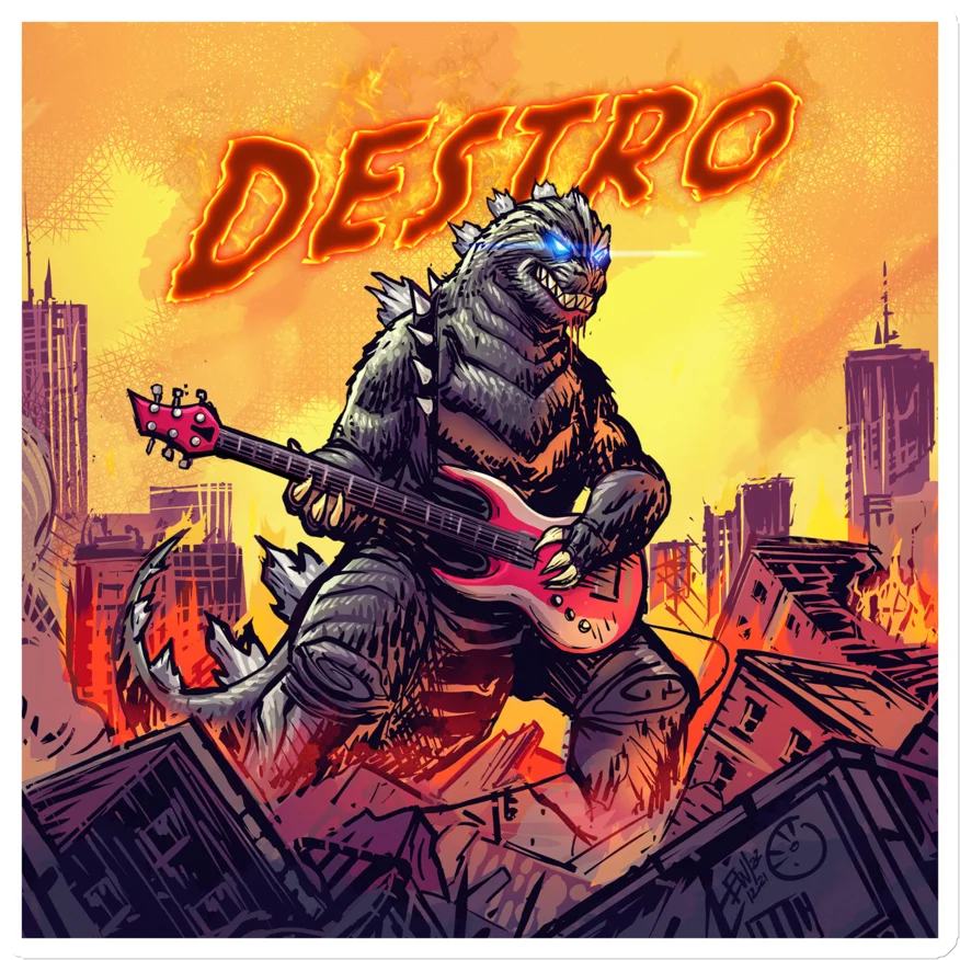 Magnet - Rock Zilla product image (1)