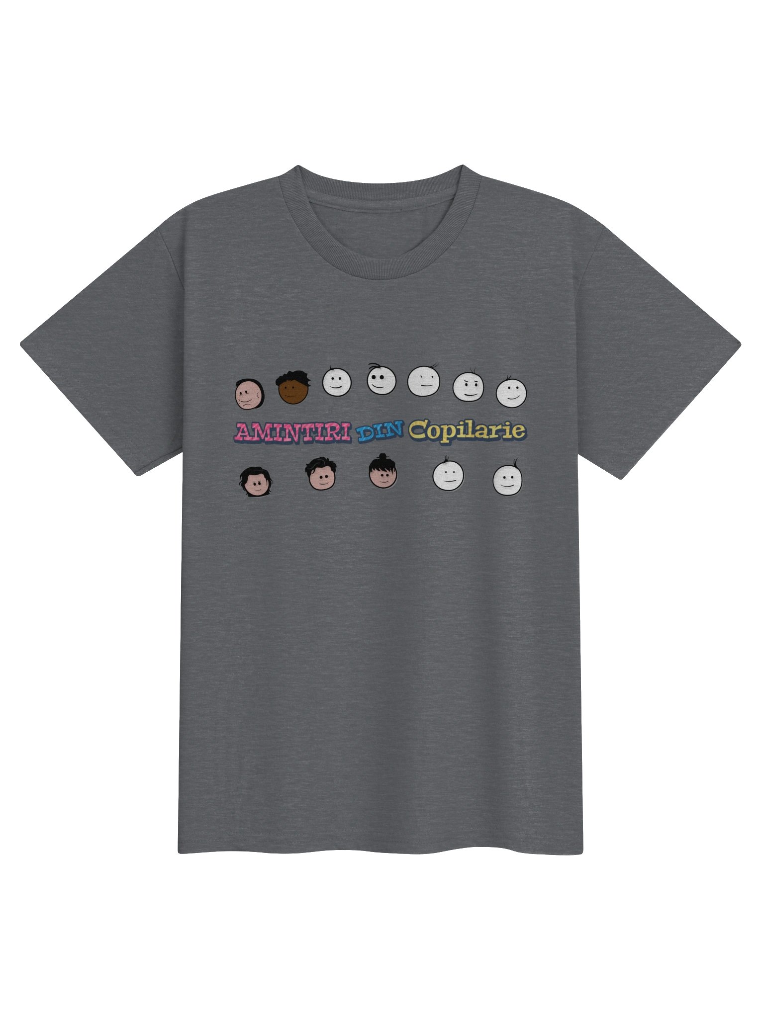 Tricou Gri „Amintiri Din Copilărie” – Personajele product image (1)
