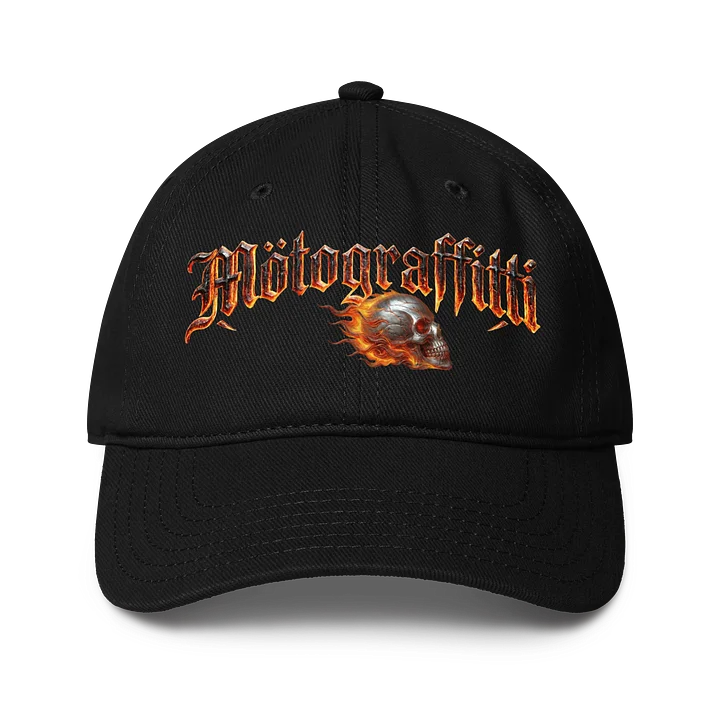 Flaming Skull Graffiti Baseball Cap product image (1)