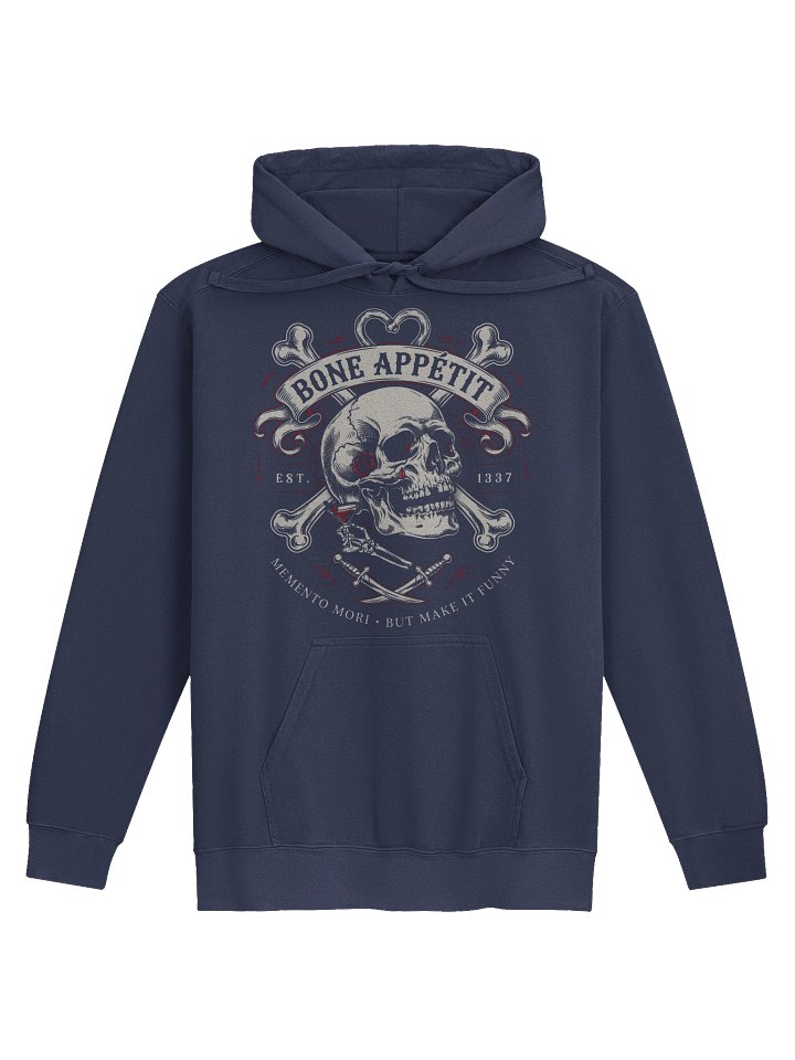 Bone Appétit Vintage-Style Graphic Comfort Colors Hoodie product image (1)