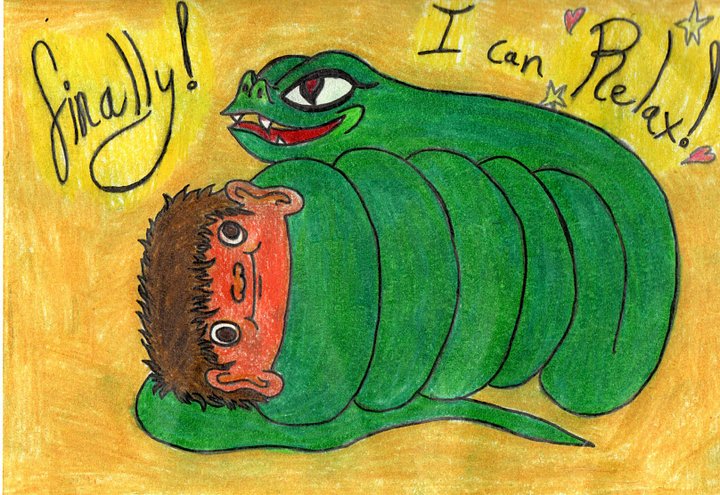 A6 Print! Finally! I'm Relaxed! product image (1)