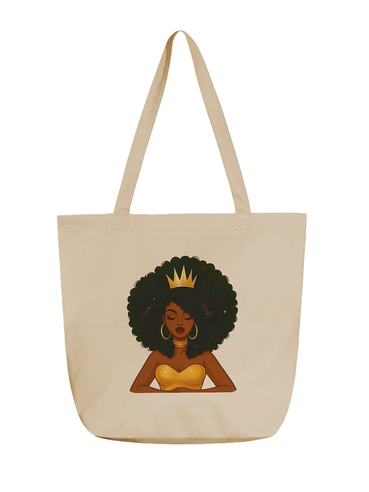 Afro Queen Gold Crown Eco Tote product image (1)