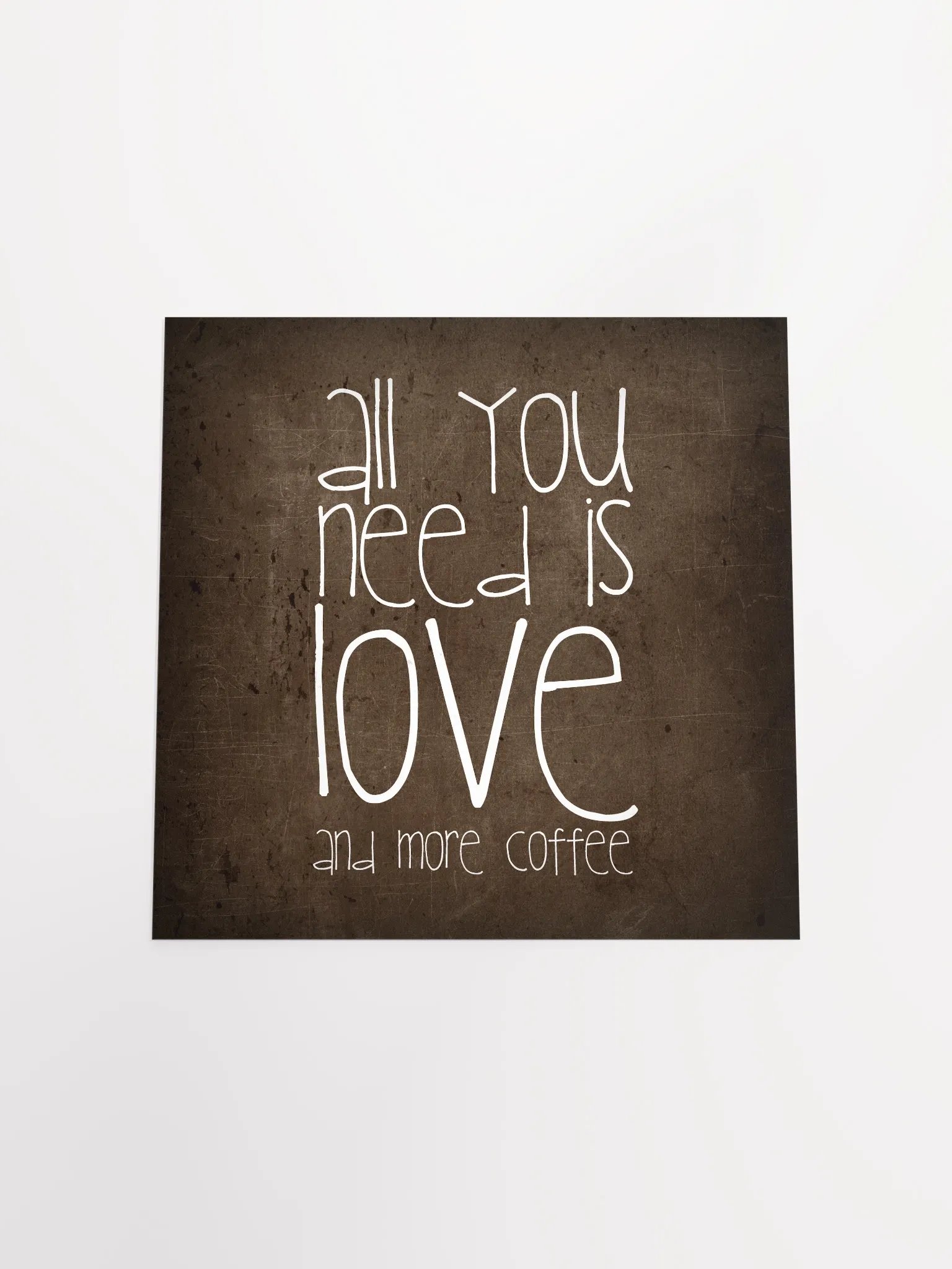 Love & Coffee Textured Poster product image (12)