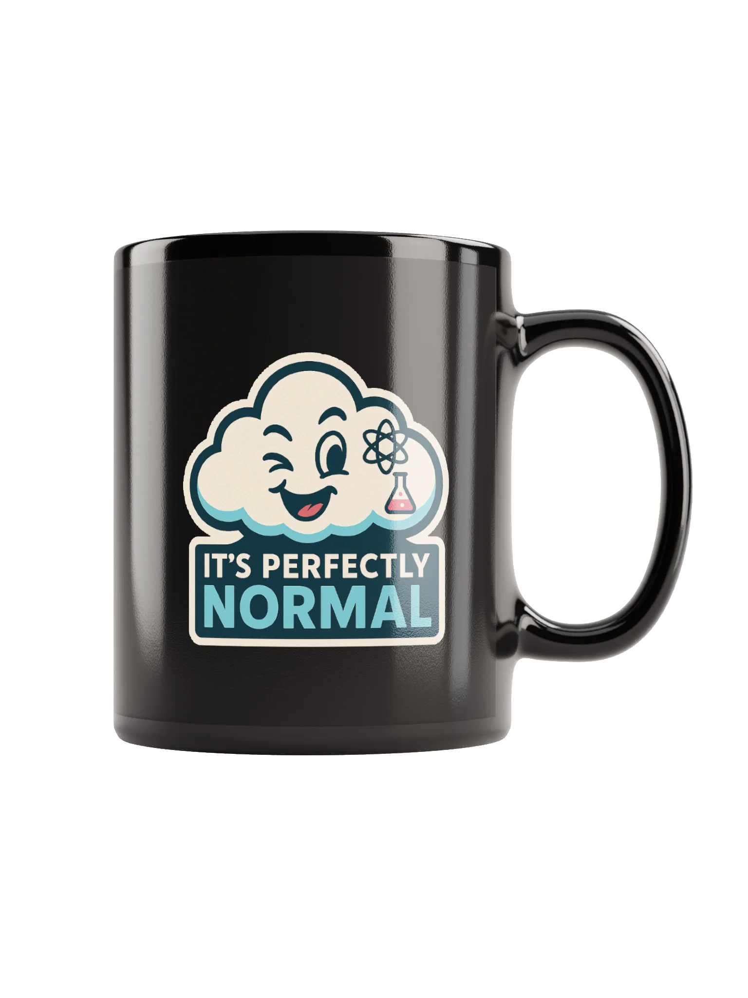 The GHR Perfectly Normal Cloud Mug — by Glam Ham Radio product image (1)