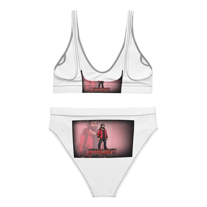 All-Over Print Recycled High Waisted Bikini product image (2)