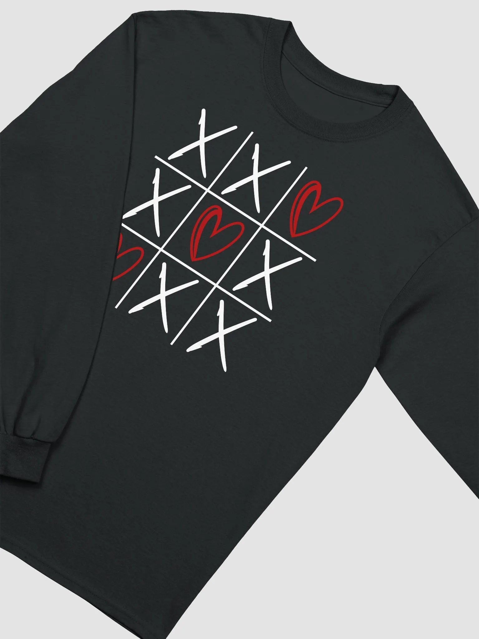 Love Always Wins: Valentine's Day Tic Tac Toe Longsleeve product image (3)