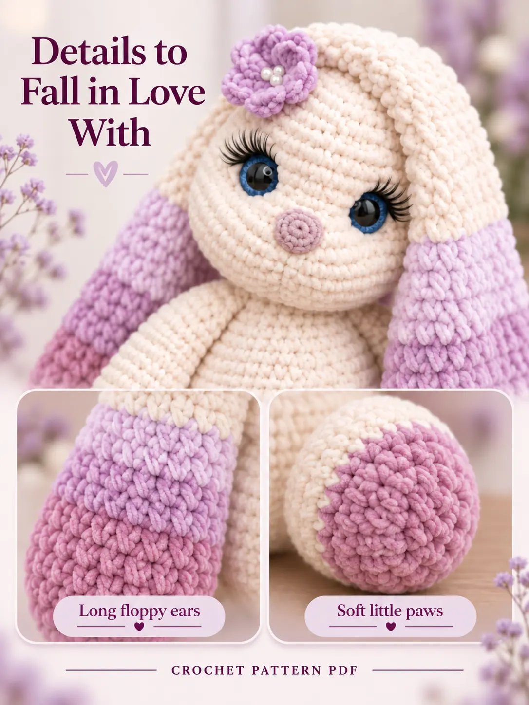 Luna Bunny Crochet Pattern PDF product image (3)