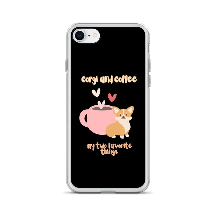 Corgi & Coffee Love iPhone Case product image (1)