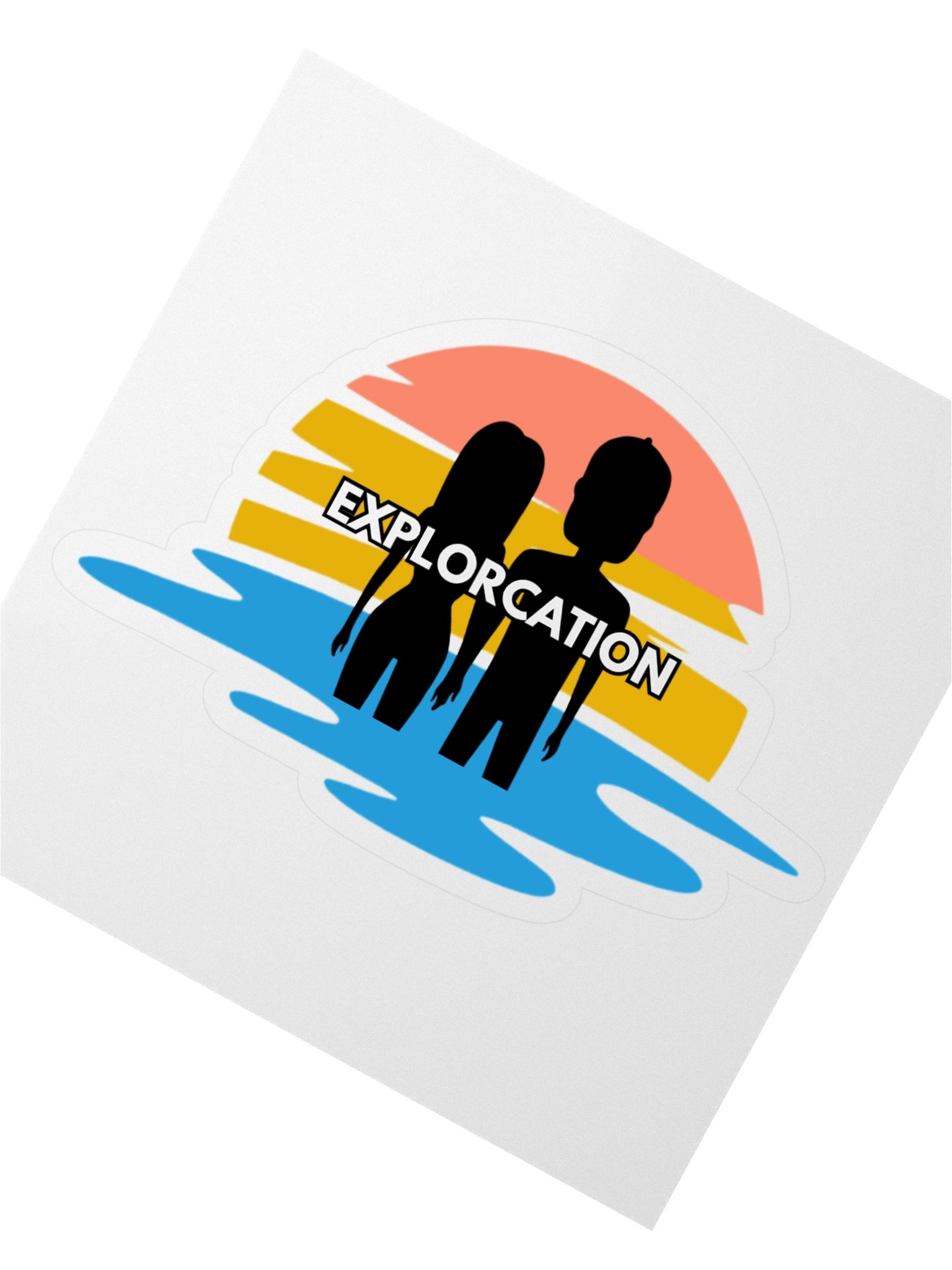 Retro Logo Sticker product image (2)