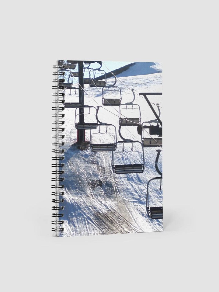 Ski Lift Spiral Notebook product image (1)
