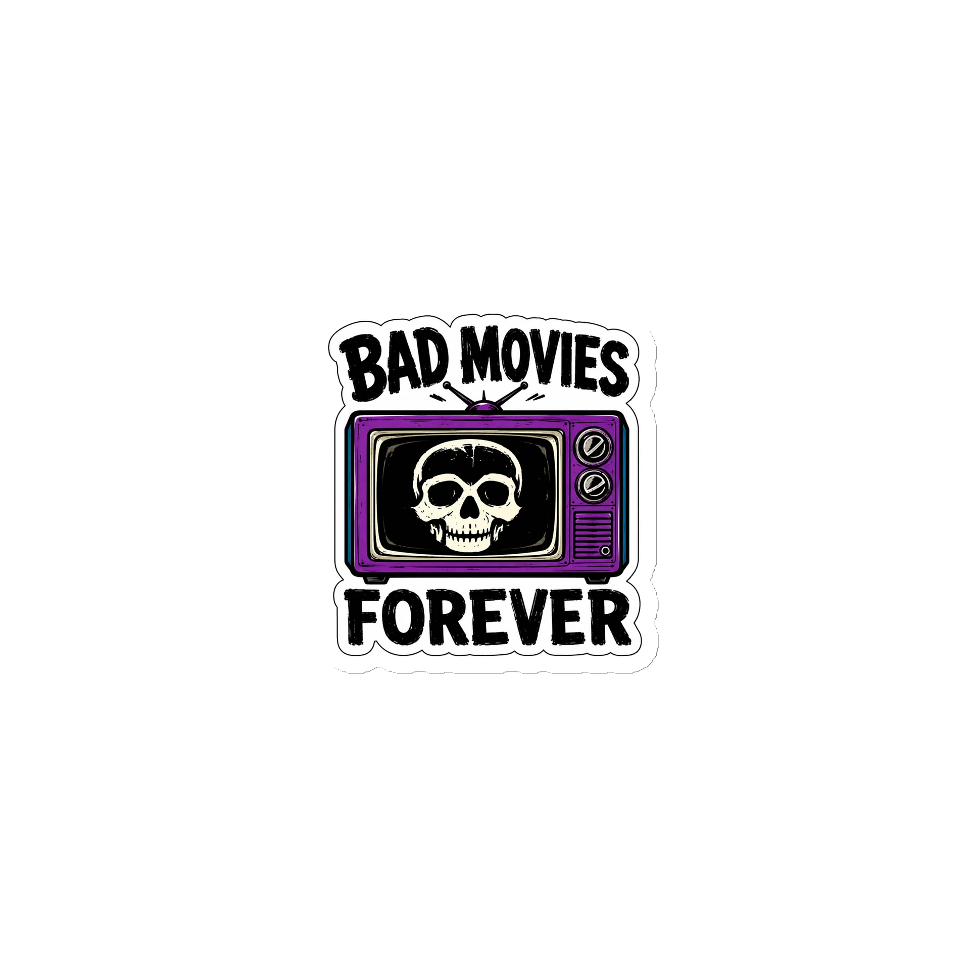 Bad Movies Forever Die Cut Magnet product image (1)