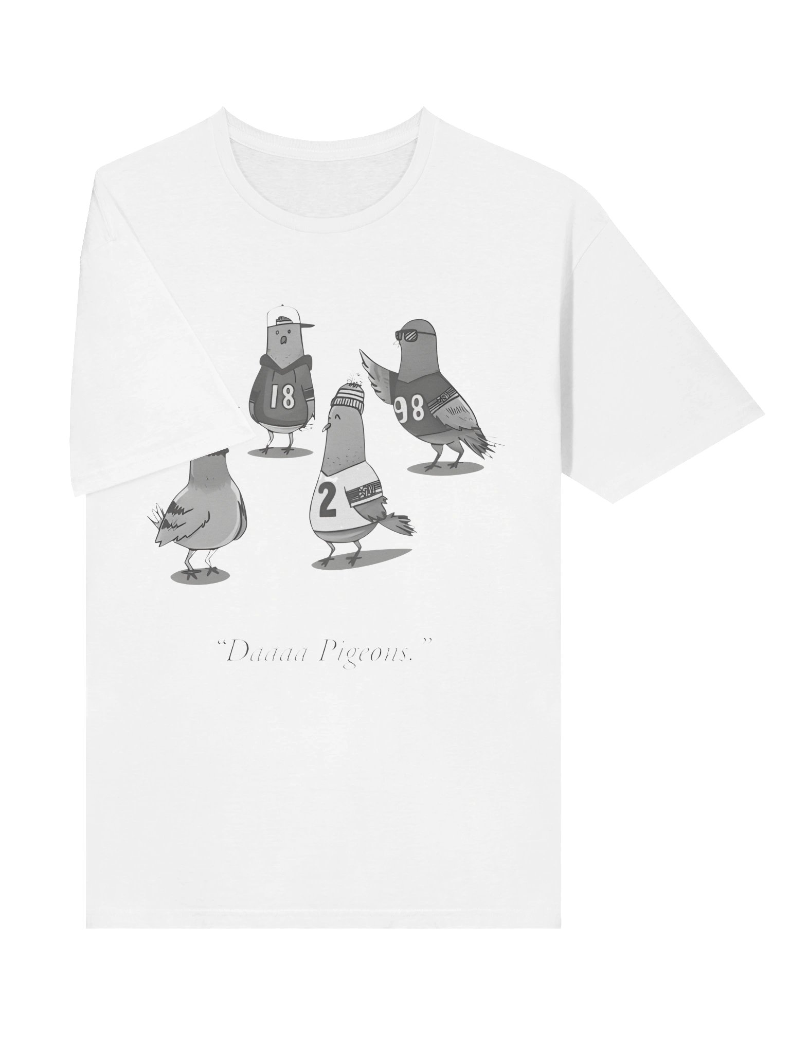 Chicago Bears Daaaa Pigeons NFL Shirt product image (3)