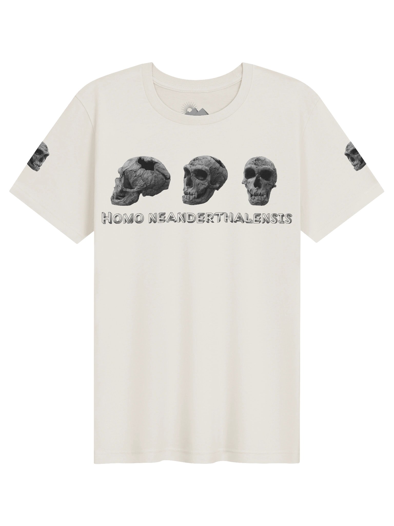 Neanderthal Fossil Skull T-Shirt Light product image (1)