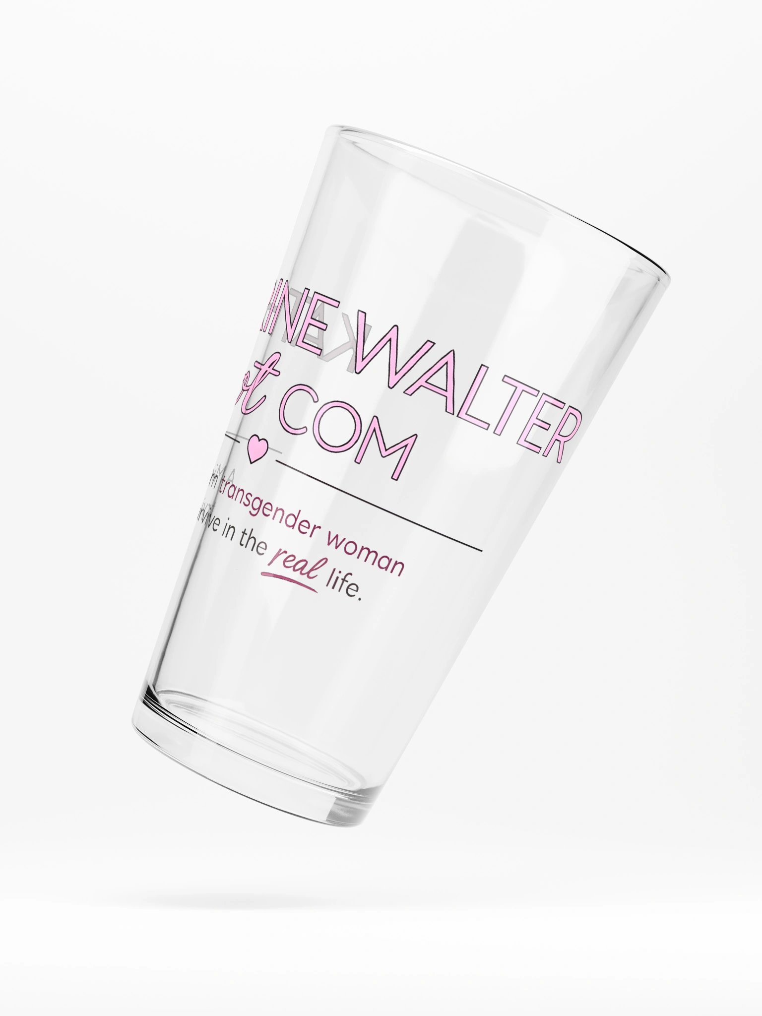 KATHERINE WALTER dot COM Pint Glass product image (5)
