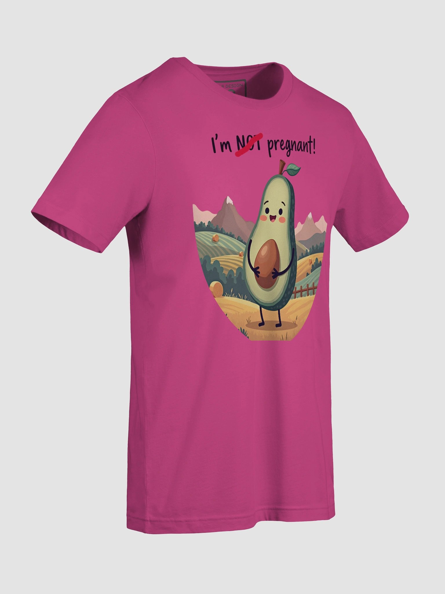 Avocado Bump Shirt – “I’m Pregnant” with Guac-Level Sass - T-Shirt product image (21)