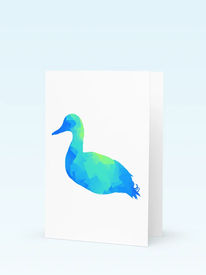 Vibrant Greeting Card - Duck product image (1)