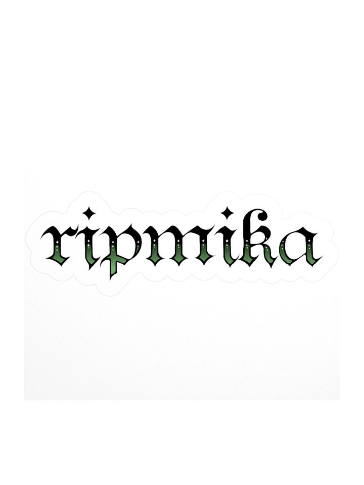 RIPmika Logo Sticker product image (2)
