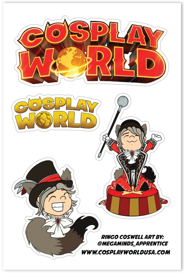 Cosplay World Sticker Pack 02 product image (1)