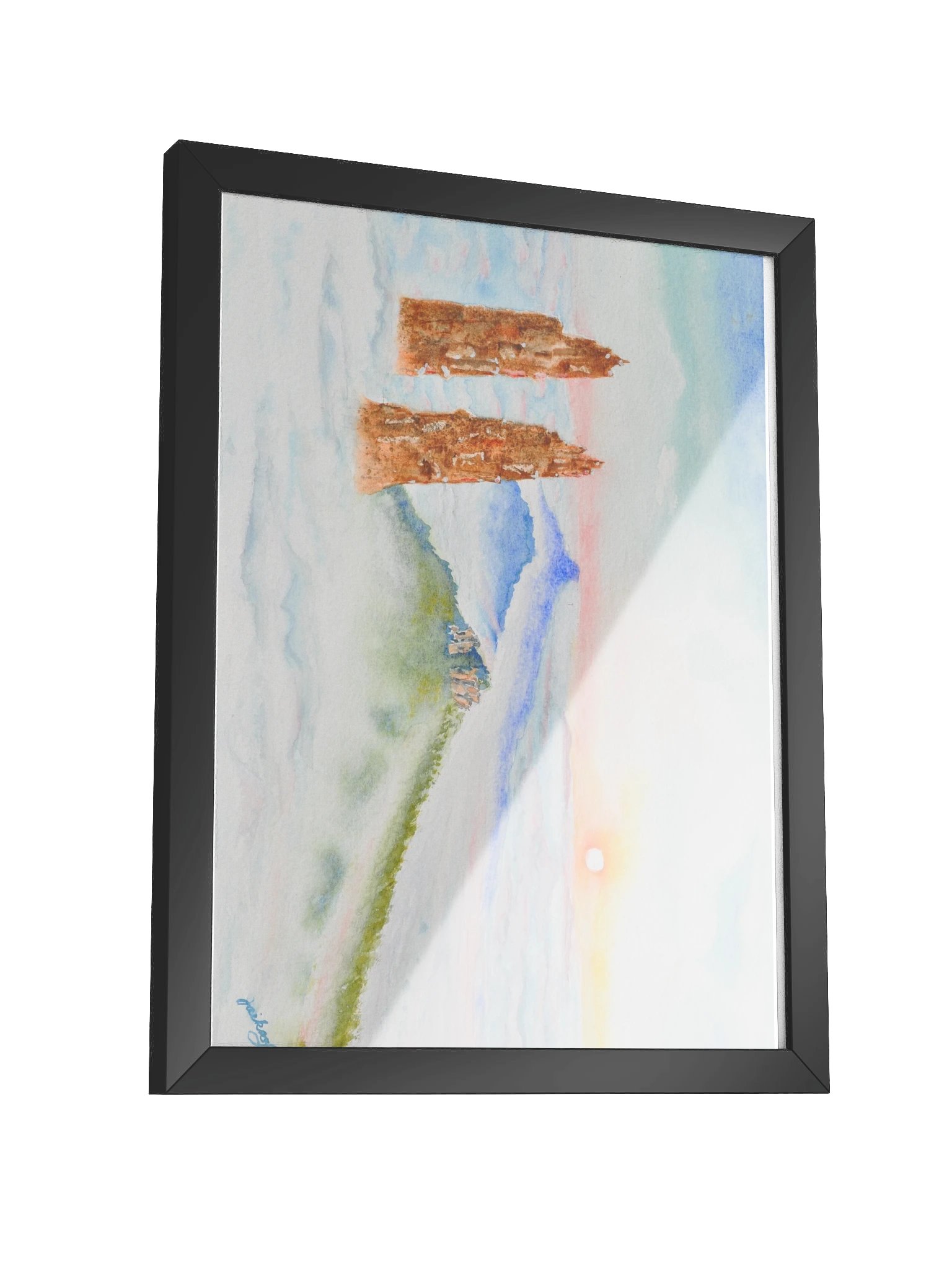 Misty Sunrise Over The Mountain Peaks product image (3)