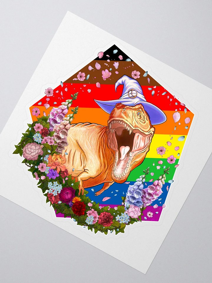 Rainbow T-Rex Witch product image (2)