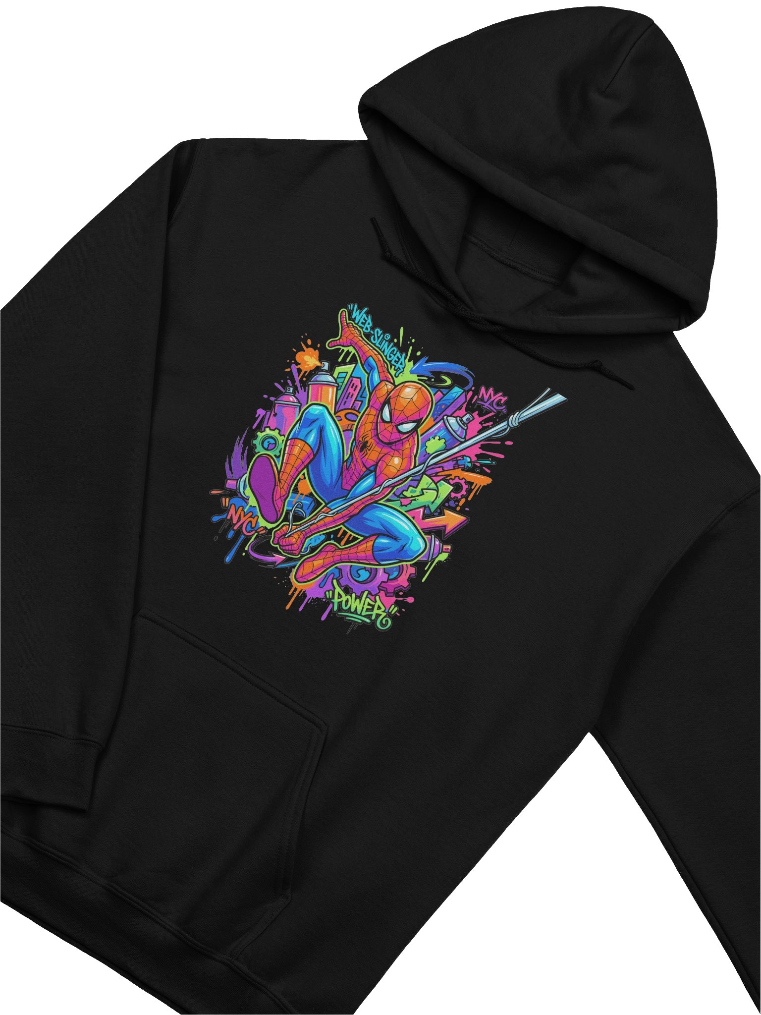Spiderman graffiti hoodie product image (22)