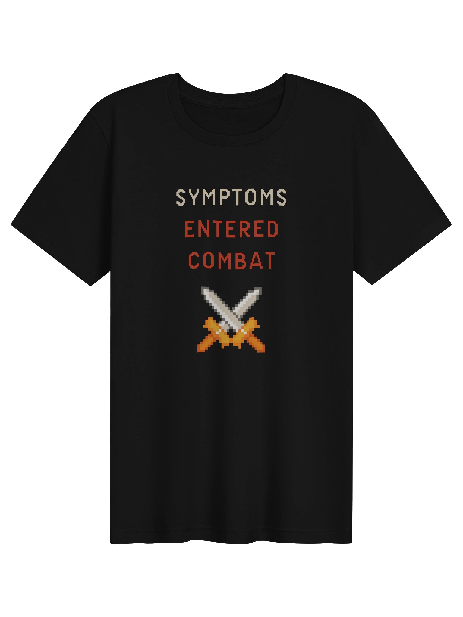 Symptoms Entered Combat Shirt | Chronic Illness & Disabled Gamer Humor Tee product image (1)