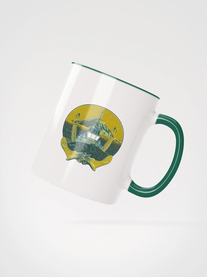 Twin anchor yellow Mount Rainier Marshall Foss - Ancher Tug Mug 11oz & 15oz product image (15)