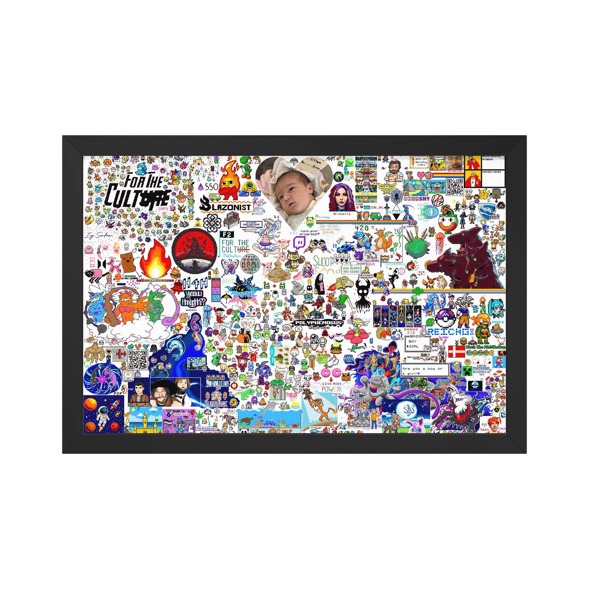 Ivy community artwork Framed product image (1)