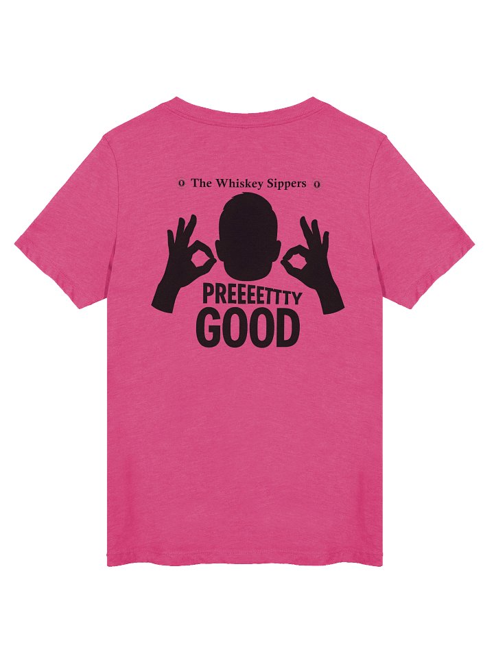 PREEETTY GOOD Back Logo Women's V-Neck T product image (6)