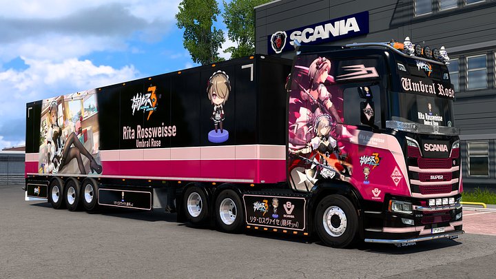 [ETS2] Rita Rossweisse (Umbral Rose) - Honkai Impact 3 [Combo Skin] product image (1)