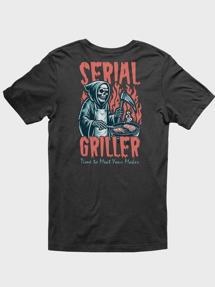 Serial Griller Grim Reaper BBQ humor T-shirt product image (1)