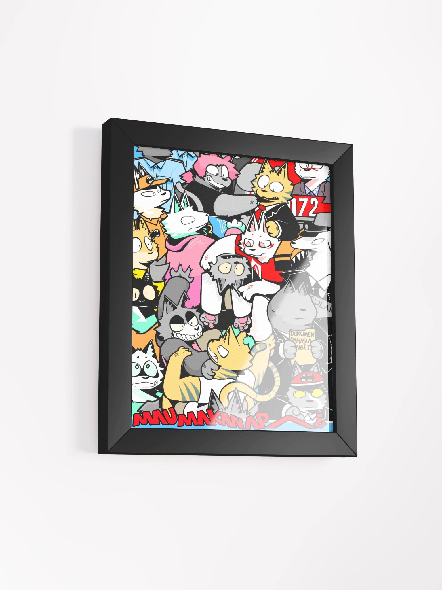 MMA | CHARACTERS Poster (Framed) product image (2)