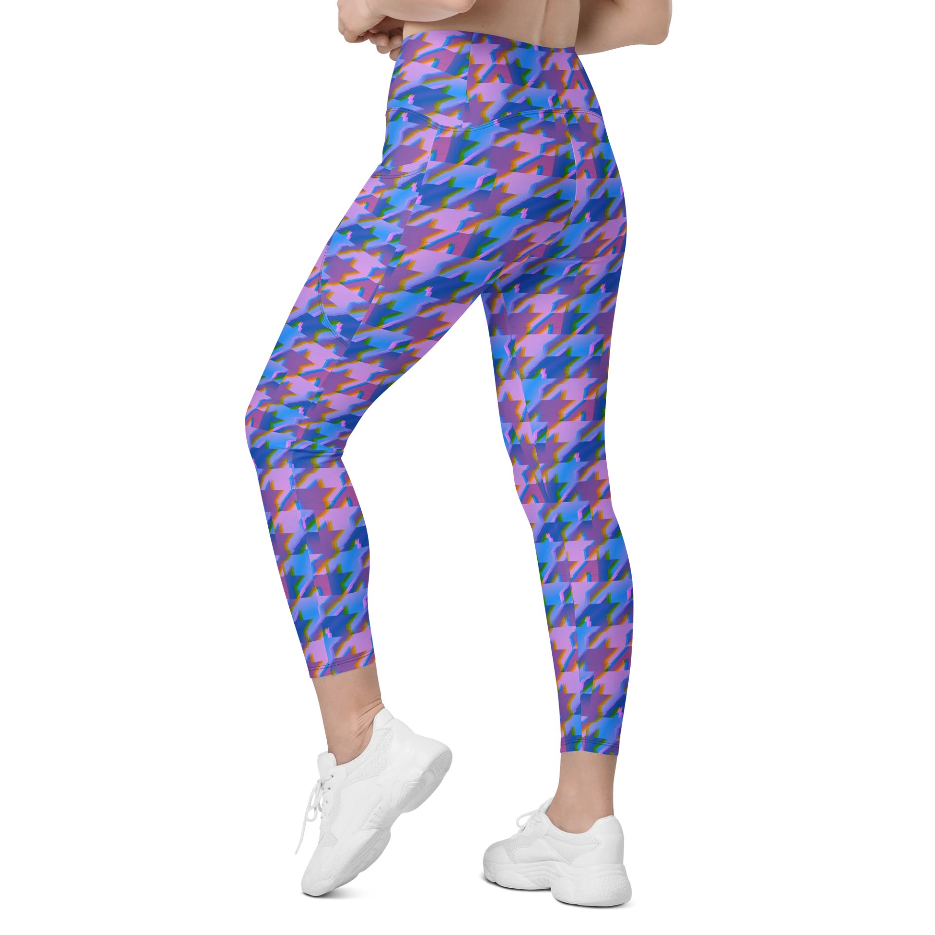 Houndsglitch x Vaporwave - Leggings with Pockets product image (7)