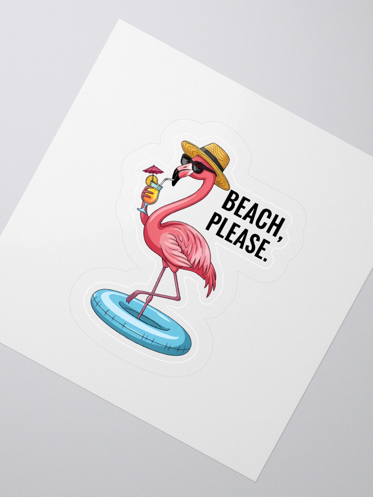 Flamazing Flamingo Kiss Cut Stickers product image (6)