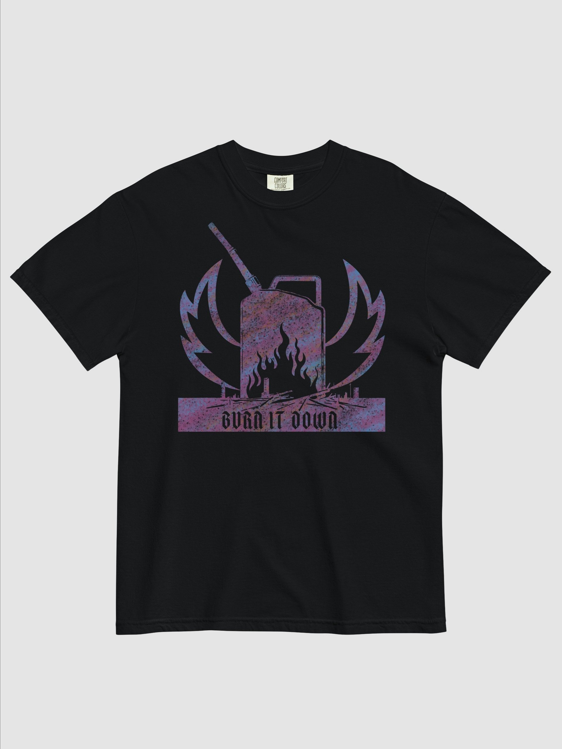 " Burn it down" Garment-Dyed Shirt product image (1)