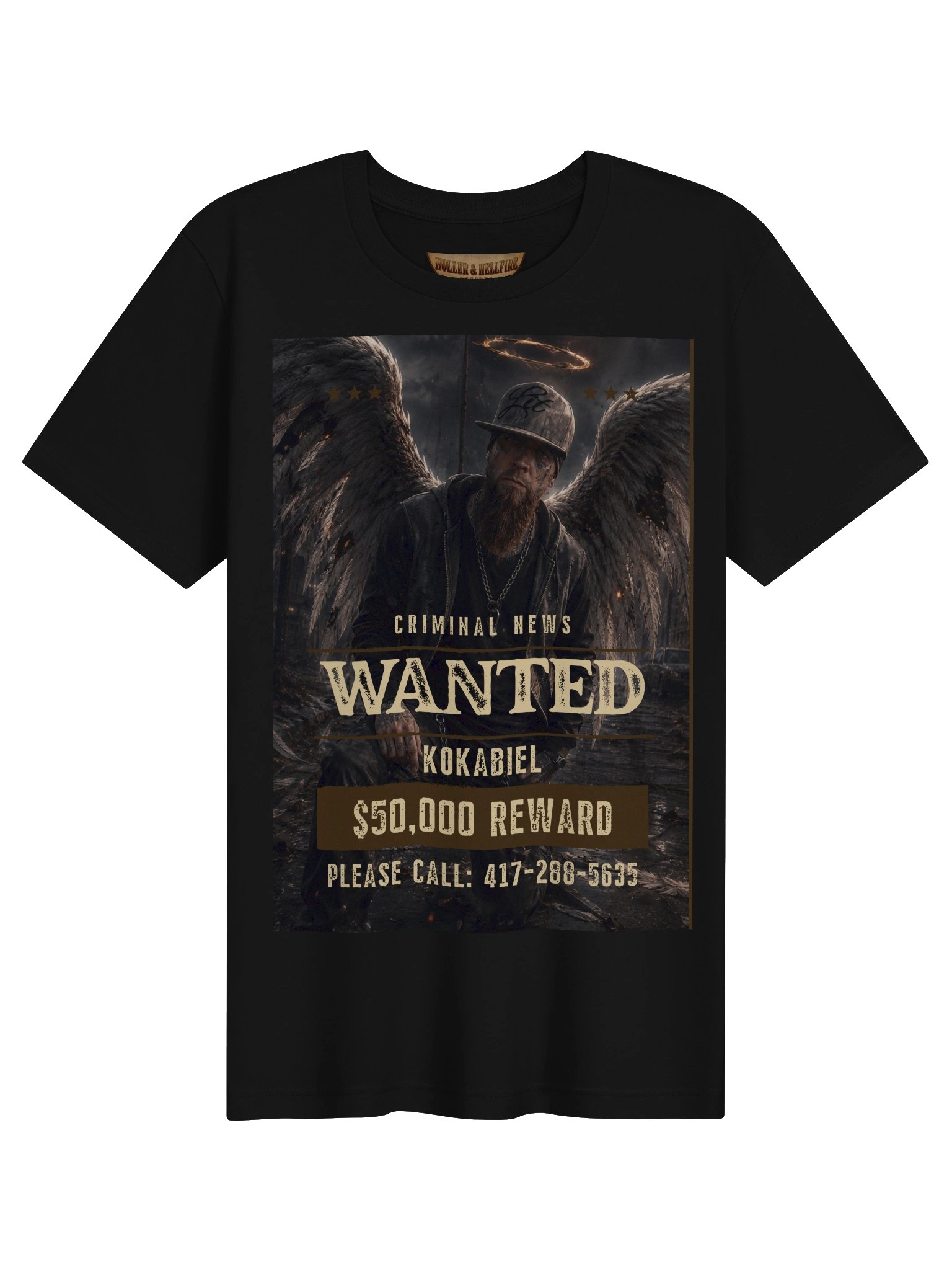 Kokabiel Wanted Poster Tee product image (1)