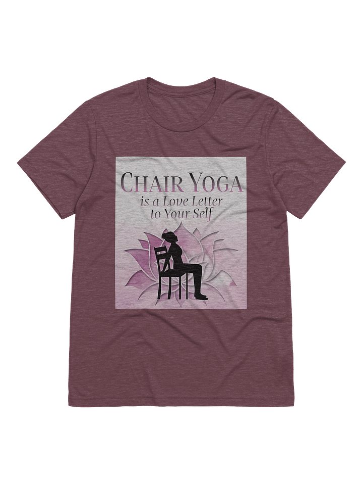 Chair Yoga: Love Letter Tee Tri-blend product image (1)